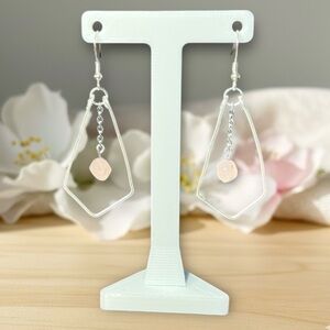 Handmade Strawberry Quartz Earrings